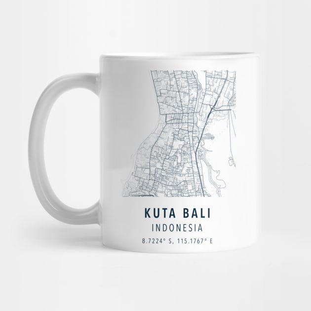 KUTA BALI SIMPLE MAP by boy cartograph